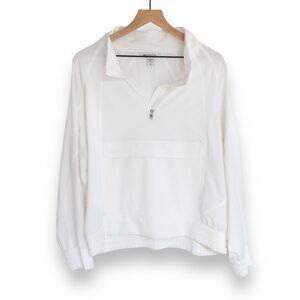 Women's White Pullover Jacket